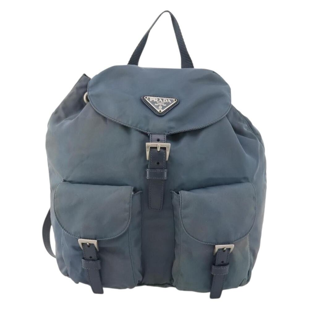 Prada Nylon Backpack Blue